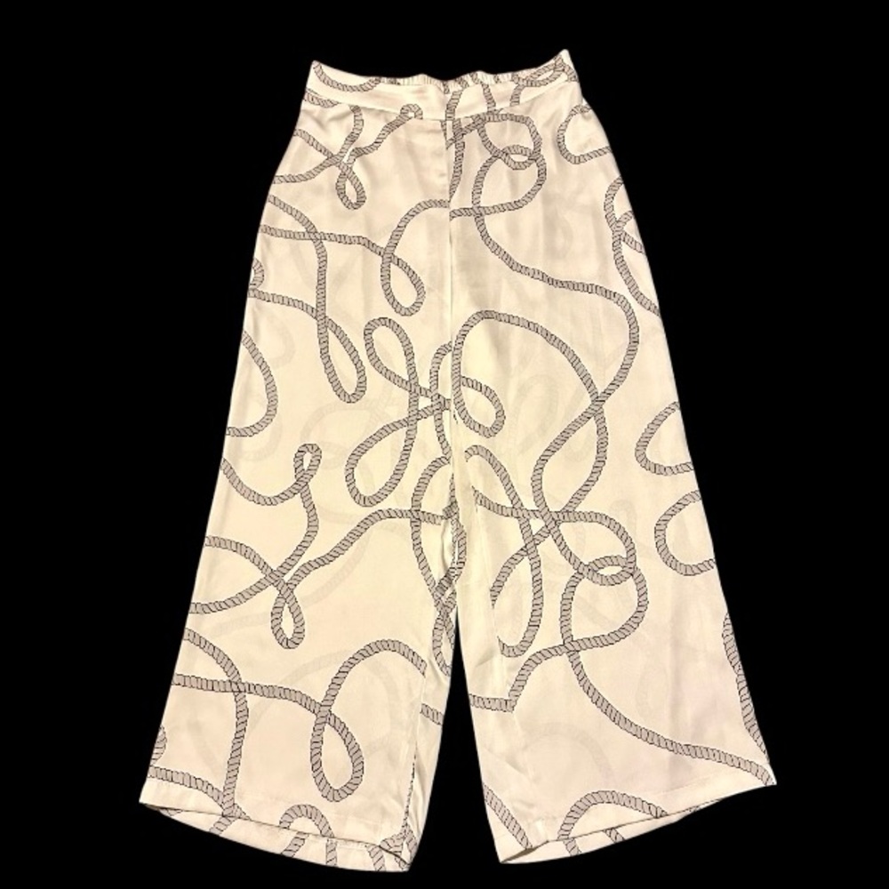Joie Women’s Satin Wide Leg Pants Size L - Picture 2 of 8